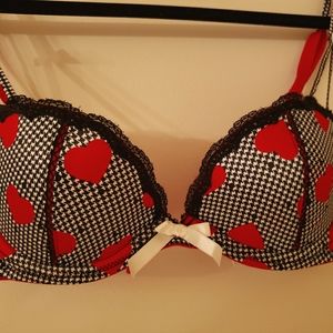 Sexy Little Things bra with hearts and bows.
